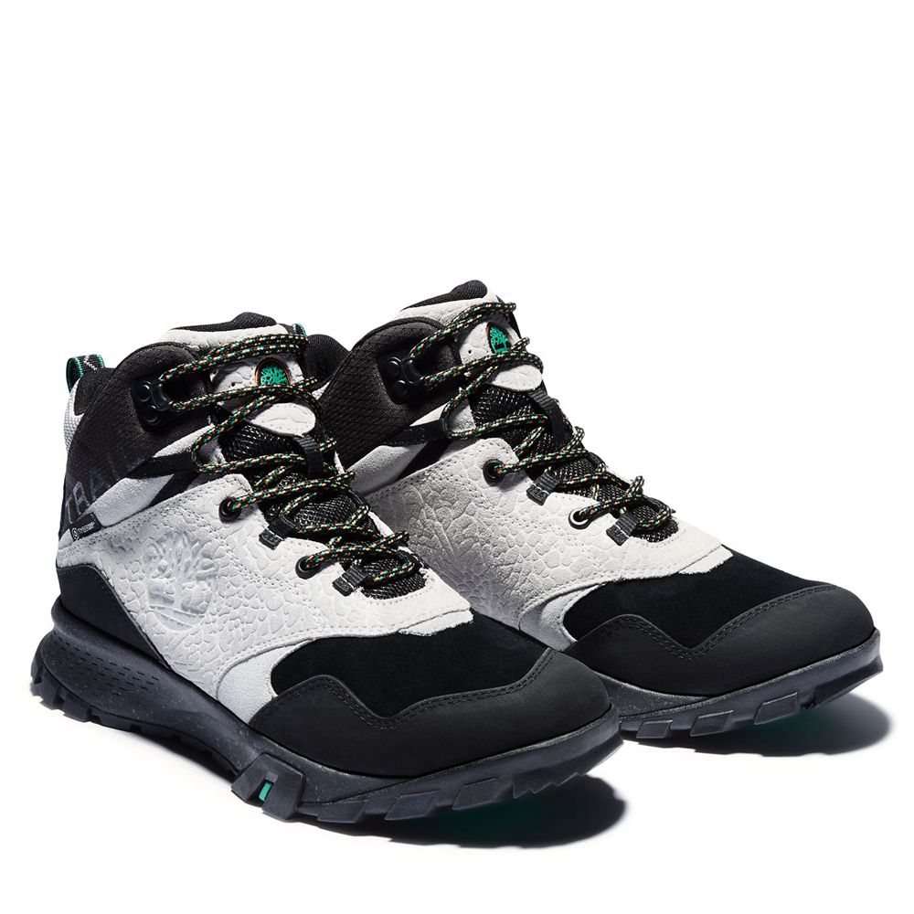 Botas de Caminhada Masculino - Timberland Garrison Trail Impermeavel Mid - UBXQG5216 - Cinzentas/Pre